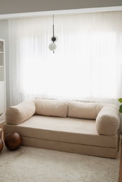 Atelier Del Sofa Nook Sofá-Cama de 3 Plazas Beige